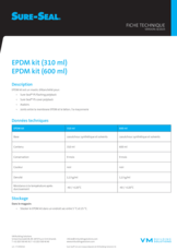 Mastic EPDM - FT